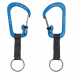 Chaveiro Nite Ize SlideLock Key Ring em alumínio azul